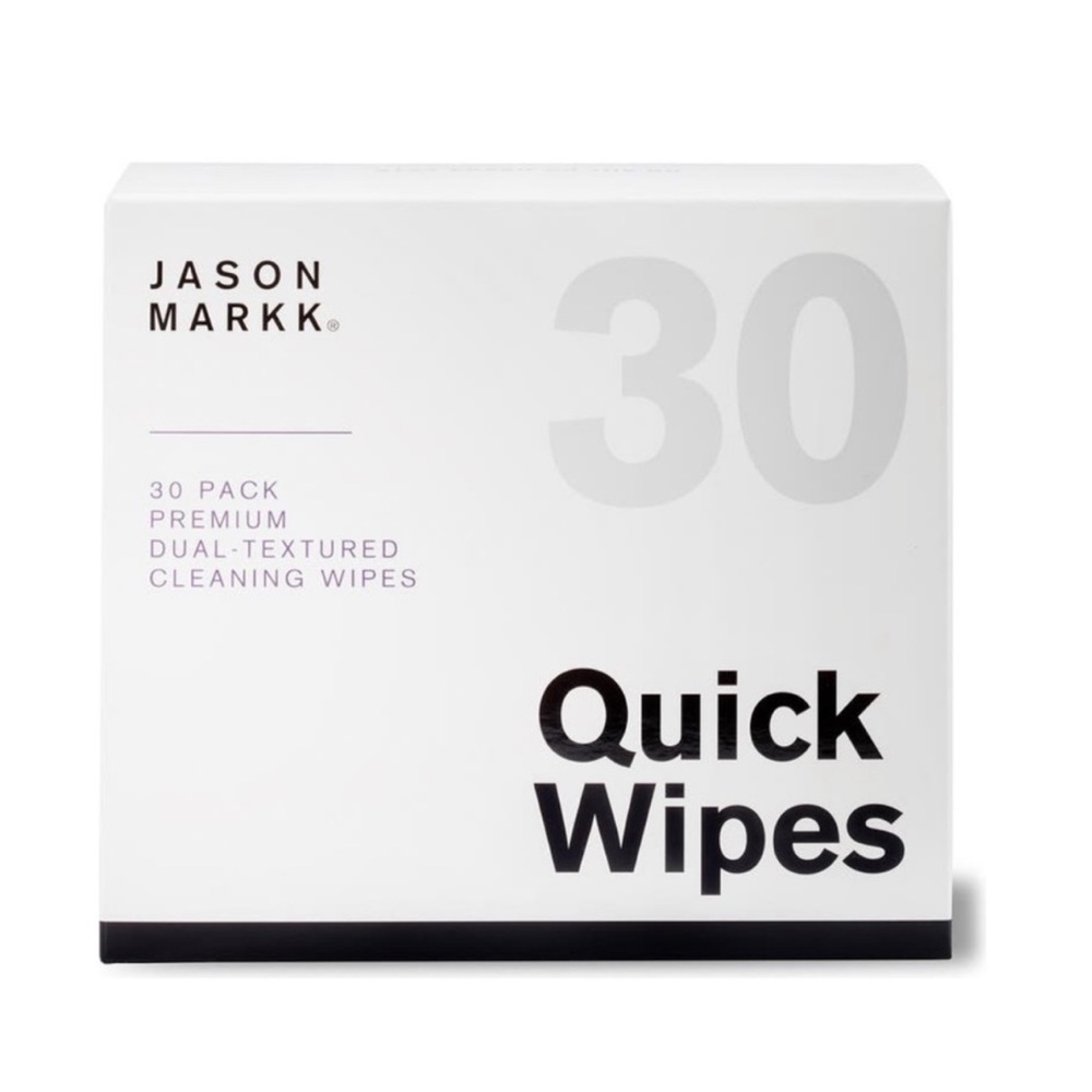 Jason Markk Quick Wipes 30 Count Premium Dual Textured Shoe Cleaning Wipes NIB